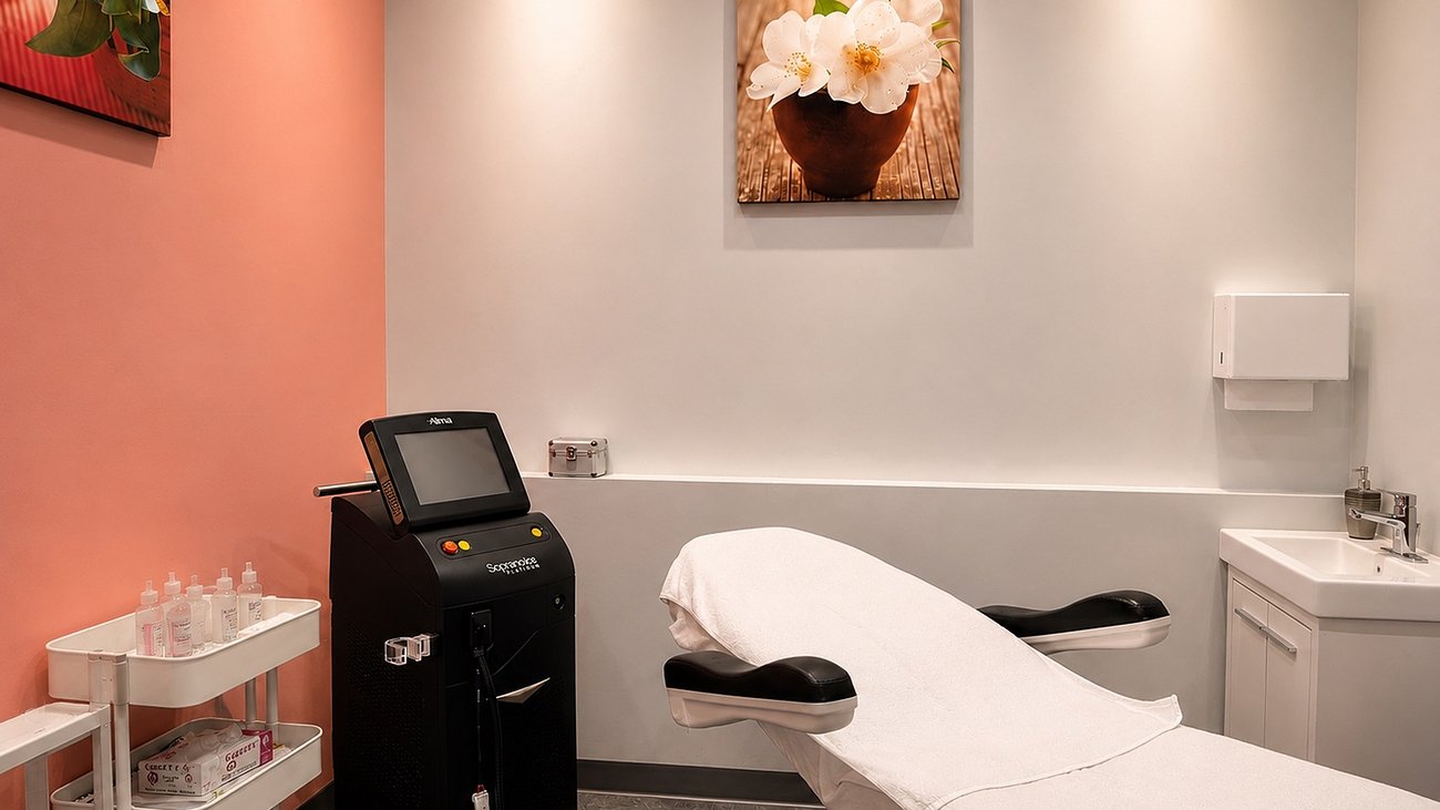 Laser hair removal suite with Alma Soprano
